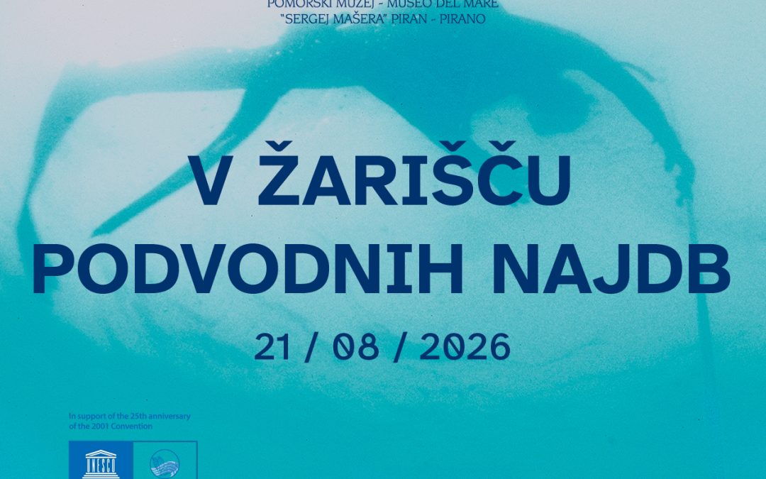 V žarišču podvodnih najdb – vabilo na praznovanje Mednarodnega dneva podvodne kulturne dediščine